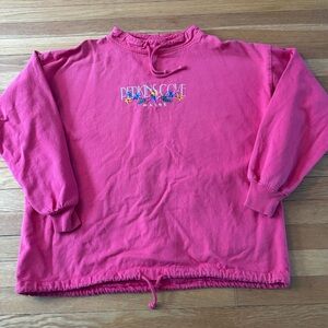 Perkins Cove Maine Vintage Embroidered Women’s Pullover